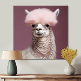 Fancy Glam Alpaca - Alpaca Wall Art Prints