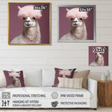 Fancy Glam Alpaca - Alpaca Wall Art Prints