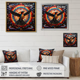 Majestic Black Eagle Ethnic Seal - Multi-Color Eagle Wall Art
