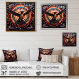 Majestic Black Eagle Ethnic Seal - Multi-Color Eagle Wall Art