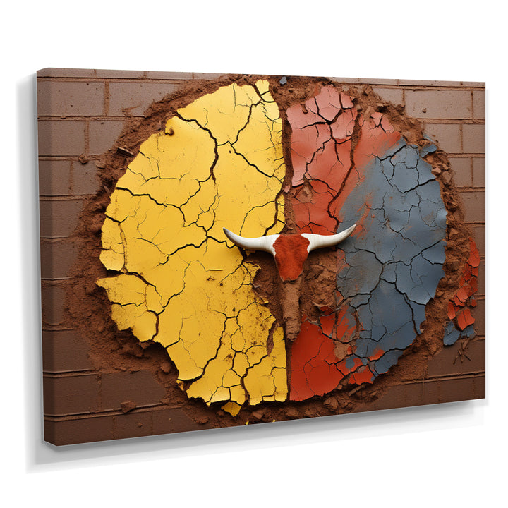 Tribe Of The Wild Bison - Bison Living Room Wall Art