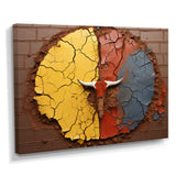 Tribe Of The Wild Bison - Bison Living Room Wall Art