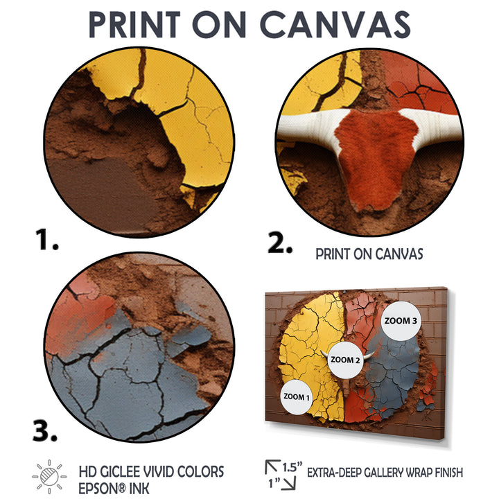 Tribe Of The Wild Bison - Bison Living Room Wall Art