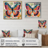 Boho Butterfly Wings of Spring - Multi-Color Butterfly Wall Art