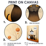 Family Of Wizard Cats - Cat Large Canvas Wall Art