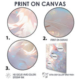 Luminous Feline Iridescent White Cat - Cat Wall Art Prints