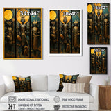 Ritual Cat Ceremony - Cat Canvas Wall Art