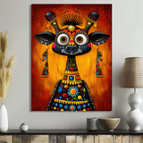 Carnivalesque Cow Colorful Boho - Cow Wall Decor