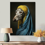 Elegant Portrait Of Greyhound - Dog Wall Art Prints