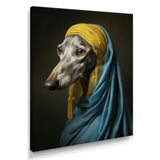 Elegant Portrait Of Greyhound - Dog Wall Art Prints