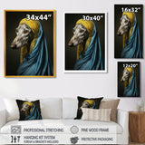 Elegant Portrait Of Greyhound - Dog Wall Art Prints