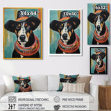 Painting Of Doberman With Black Hat - Dog Doberman Wall Art Prints