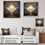 Celestial Dove Bringing Peace - Dove Large Canvas Wall Art