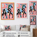 Gracious Black Horse Retro Illustration - Horse Wall Decor
