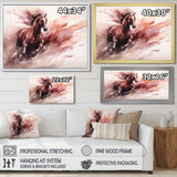 Grace Of Galloping Wild Horse - Horse Home Decor Art
