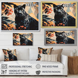 Quiet Black Panther Lurking In The Jungle - Panther Home Decor Art