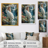 The Gracious Mystery Of The White Swan - Swans Bedroom Wall Art