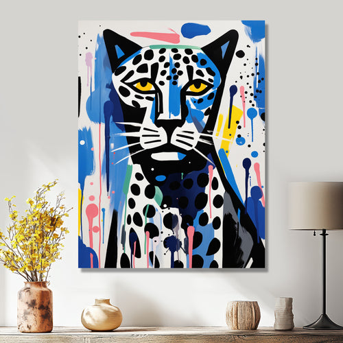 Abstract Portrait Of A Sad Tiger - Tiger Wall Decor