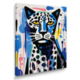 Abstract Portrait Of A Sad Tiger - Tiger Wall Decor