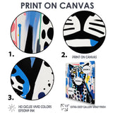 Abstract Portrait Of A Sad Tiger - Tiger Wall Decor
