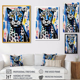Abstract Portrait Of A Sad Tiger - Tiger Wall Decor
