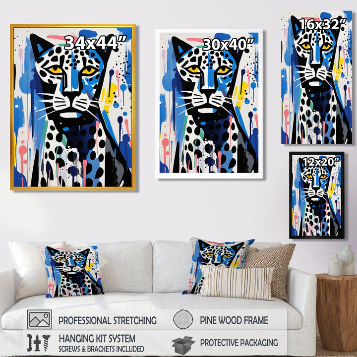 Abstract Portrait Of A Sad Tiger - Tiger Wall Decor