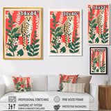 Tiger Lurking In The Forest Retro Illustration - Tiger Wall Art Prints