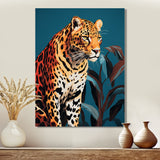Portrait Of Gracious Tiger At Dusk - Tiger Framed Canvas Art
