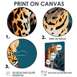 Portrait Of Gracious Tiger At Dusk - Tiger Framed Canvas Art