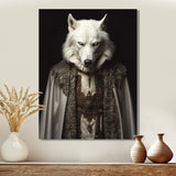 White Wolf Wisdom Of Noble Grace - Wolf Wall Art Prints