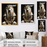 White Wolf Shaman Tribal Wisdom - White Wolf Wall Art
