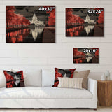 Monochrome Of Washington Dc City - Wood Wall Art