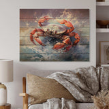 Crab Beachcombers I - Wood Wall Art