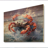 Crab Beachcombers I - Wood Wall Art