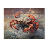 Crab Beachcombers I - Wood Wall Art