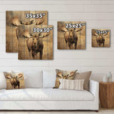 Moose Serenity I - Wood Wall Art