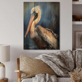 Majestic Pelican II - Wood Wall Art