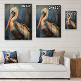 Majestic Pelican II - Wood Wall Art