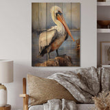 Majestic Pelican III - Wood Wall Art