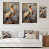 Majestic Pelican III - Wood Wall Art