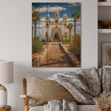 San Xavier Del Bac Mission Memory - Wood Wall Art