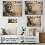 Religious Buddhism Statue - Wood Wall Art