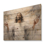 Jesus Resurrection Religious Radiance - Wood Wall Art