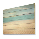 Coastal Hush Dreaming Beach Sand - Wood Wall Art