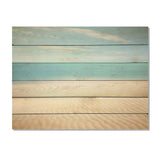 Coastal Hush Dreaming Beach Sand - Wood Wall Art