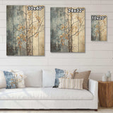 Minimalist Granite Grape Leaves I - Wood Wall Art