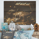 Pirate s Gold treasure 2 - Wood Wall Art