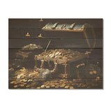 Pirate s Gold treasure 2 - Wood Wall Art