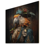 Pirates Parrot feathered buccaneer I - Wood Wall Art