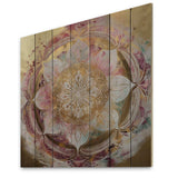 Rose Gold Mandala II - Wood Wall Art